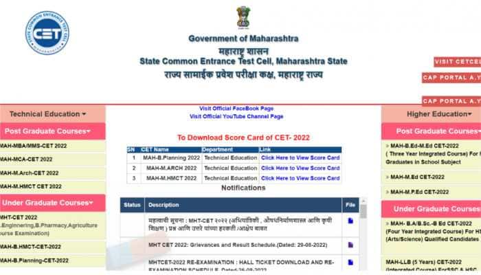 MHT CET Result 2022 Date: Maharashtra CET Result likely to be RELEASED on THIS DATE at cetcell.mahacet.org- Check date and other details here