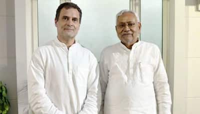 Nitish Kumar meets Rahul Gandhi for 1st time after joining Mahagathbandhan in Bihar