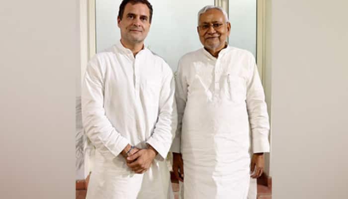 Mission 2024: Bihar CM Nitish Kumar meets Rahul Gandhi, discusses poll strategy, denies PM ambition