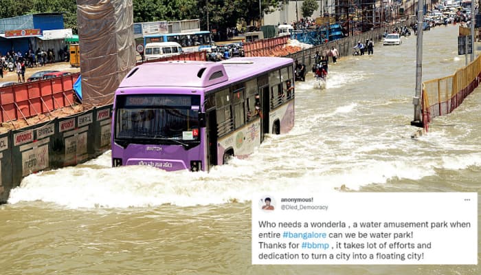 Bengaluru rains: Heavy downpour leads to flood-like situation in India&#039;s IT hub, Twitterati react