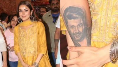 Shehnaaz Gill misses Sidharth Shukla as she visits Lalbaugcha Raja, touches his tattoo with teary-eyes