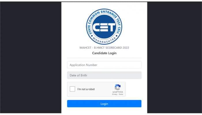 MHT CET 2022 Result: MAH B.HMCT Results DECLARED at mahacet.org- Direct link here