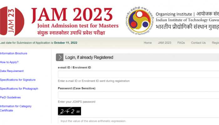 IIT JAM 2023 application begins TODAY at jam.iitg.ac.in- Here’s how to apply