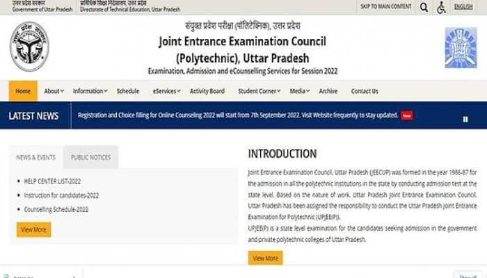 UP JEECUP Counselling 2022: Polytechnic Counselling registration begin TODAY at jeecup.admissions.nic.in- Here's how to register