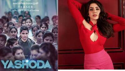 Samantha Ruth Prabhu's 'Yashoda' teaser to release on THIS date