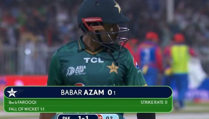'Babar Azam is finished', Pakistan captain BRUTALLY trolled after scoring golden duck vs Afghanistan