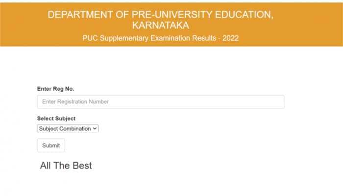 Karnataka 2nd PUC Supplementary Result 2022 NOT RELEASED on karresults.nic.in- Details here