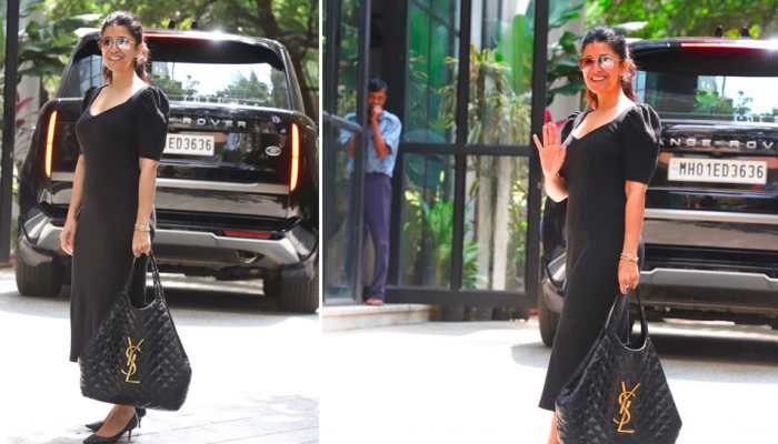 Nimrat Kaur carries a Saint Laurent black tote bag worth whopping Rs 3.65 lakh - See Pics