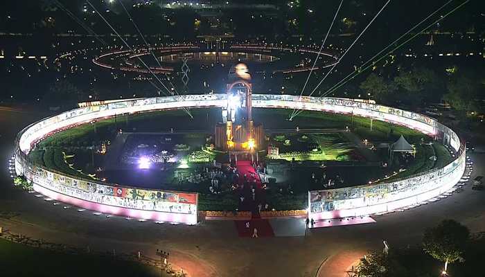 Kartavya Path as seen from above (Image Courtesy: ANI)