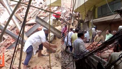 Building collapses in Delhi's Azad Market, 4 injured