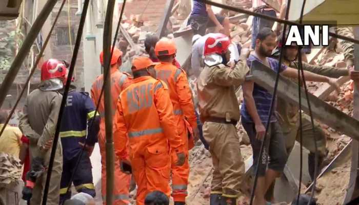 Building collapses in Delhi's Azad market: 5 injured, around 7 people still feared to be trapped