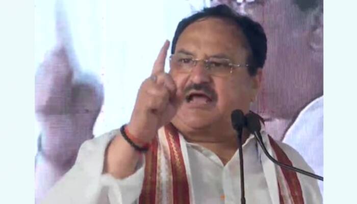 &#039;Party of brothers and sisters&#039;: BJP&#039;s JP Nadda takes a dig at Congress in Chhattisgarh