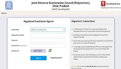 JEECUP 2022 Round 1 Seat Allotment result RELEASED on jeecup.admissions.nic.in- Direct link to check allotment here