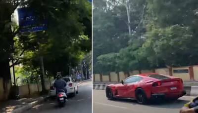 What to do when you see Supercar and Superbikes on road in India? NOT what this man did!