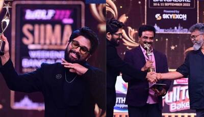 Pushpa: The Rise wins BIG at SIIMA Awards, Allu Arjun takes home Best Actor trophy, Sukumar wins Best Director 