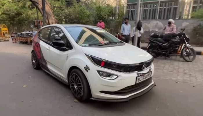 THIS customised Tata Altroz is a &#039;Sinister&#039; looking hatchback with sporty appeal, details here