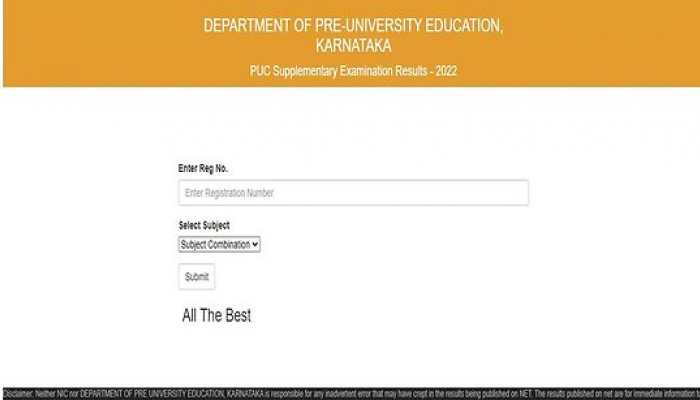 Karnataka 2nd PUC 2022 Supplementary Result DECLARED on karresults.nic.in- Direct link to check scorecard here