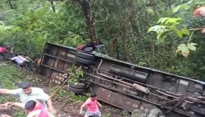 Kerala: One killed, over 50 injured as KSRTC bus falls down hillside in Idukki district