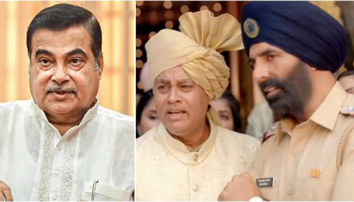 Akshay Kumar promoting 'DOWRY SYSTEM'? Uproar over Nitin Gadkari's tweet on road safety - WATCH 