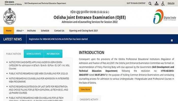 OJEE 2022 Counselling registrations begin TODAY at ojee.nic.in- Here&#039;s how to apply 