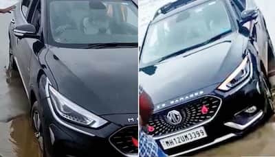 Tourist driving MG Astor SUV gets stuck in sand at Goa’s Morjim beach, booked - WATCH Video
