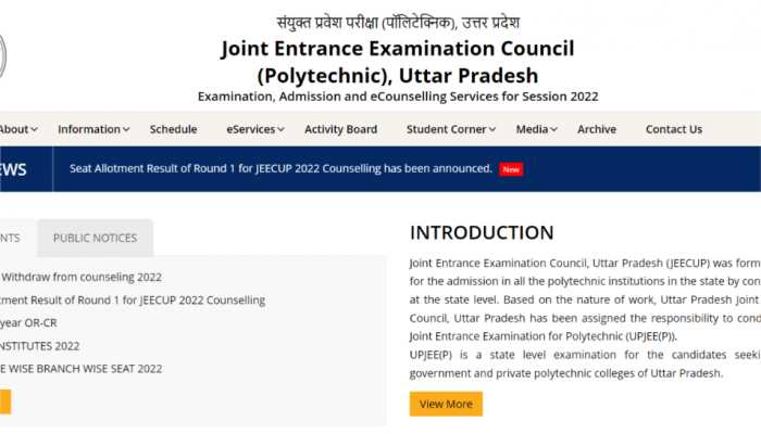 JEECUP 2022 Counselling Round 2 seat allotment TODAY at jeecup.admissions.nic.in- Here’s how to check