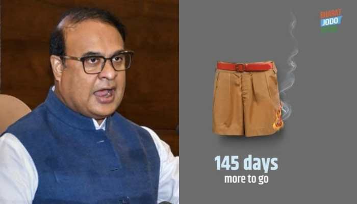 Himanta Biswa Sarma reacts to Congress&#039; &#039;khaki shorts on fire&#039; post, asks &#039;Will you…?&#039;