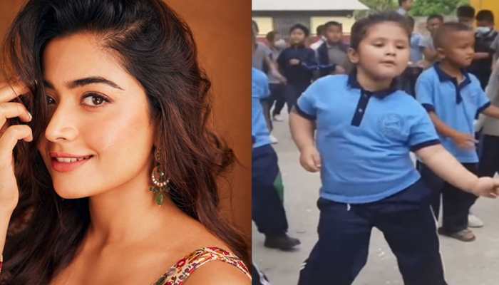 Rashmika Mandanna reacts to a little school girl dancing on ‘Saami Saami’, Srivalla wants to meet the cutie - Watch