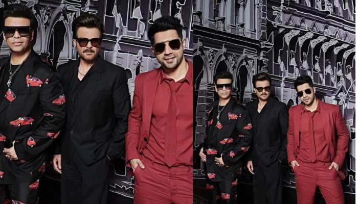 Anil Kapoor and Varun Dhawan have all the fun on &#039;Koffee with Karan&#039;