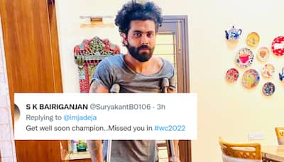 'You are a Cheetah': Ravindra Jadeja's PIC of walking on crutches goes viral, fans get emotional