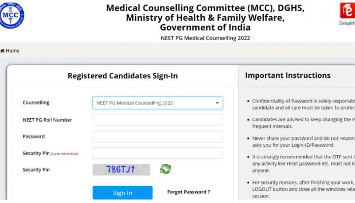 NEET PG 2022 Counselling registrations begin TODAY on mcc.nic.in- Check list of documents required