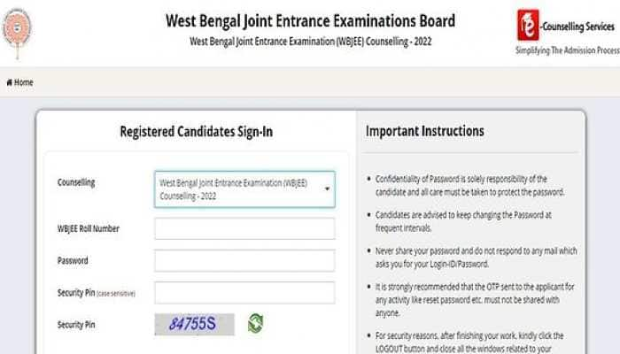 WBJEE Counseling 2022: WBJEE Counselling Round 2 Seat Allotment RELEASED on wbjee.nic.in- Direct link to check allotment here