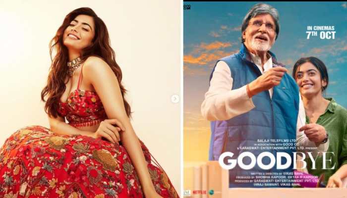 Rashmika Mandanna promotes her upcoming film &#039;Goodbye&#039; in style- In Pics