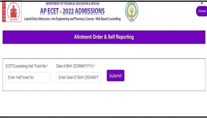 AP ECET Seat Allotment result 2022 out on cets.apsche.ap.gov.in, direct link here