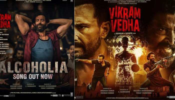 Hrithik Roshan gets emotional while launching song 'Alcoholia' from 'Vikram Vedha' 