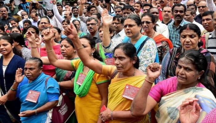 Gujarat: Thousands of govt employees go on 'mass casual leave' over old pension scheme