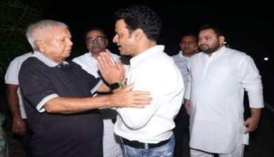 Actor Manoj Bajpayee meets Lalu Prasad Yadav, Tejashwi Yadav quips: 'Lal of Bihar's SOIL...'