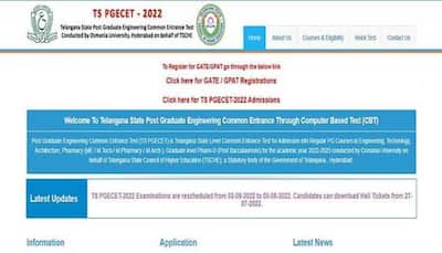 TS PGECET 2022: Counselling begins from TOMORROW on tsche.ac.in- Check time and more here