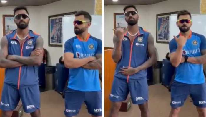 Watch: Virat Kohli, Hardik Pandya DANCE to viral song &#039;Shakaboom&#039;