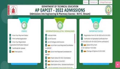 AP EAMCET 2022: Last date to change EAPCET Options TODAY at cets.apsche.ap.gov.in- Here's how to change