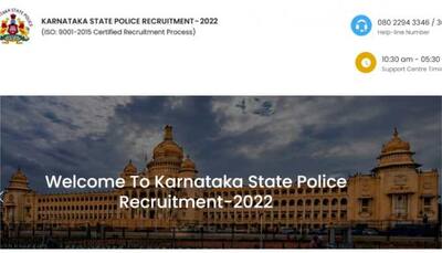 KSP Constable Recruitment 2022: Govt Job Alert! Apply for over 3000 posts at ksp-recruitment.in- Check age limit, salary and other details here