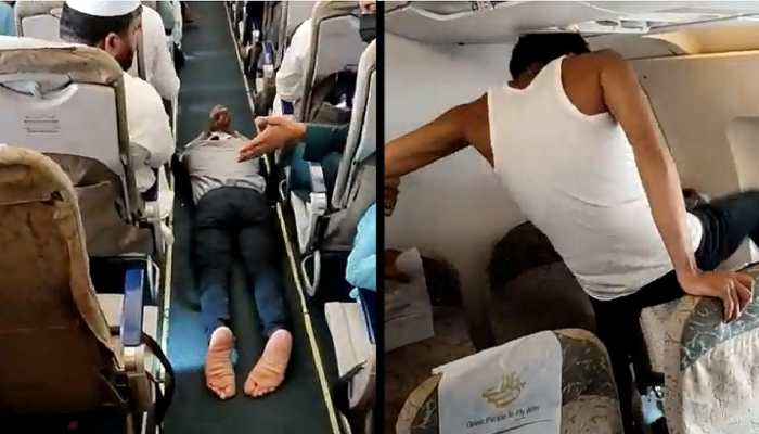 SHOCKING! Pakistani passenger creates ruckus inside flight, tries to break plane&#039;s window: WATCH Video