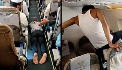 SHOCKING! Pakistani passenger creates ruckus inside flight, tries to break plane's window: WATCH Video