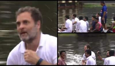 Bharat Jodo Yatra: Rahul Gandhi engages in snake boat race in Kerala- Watch video