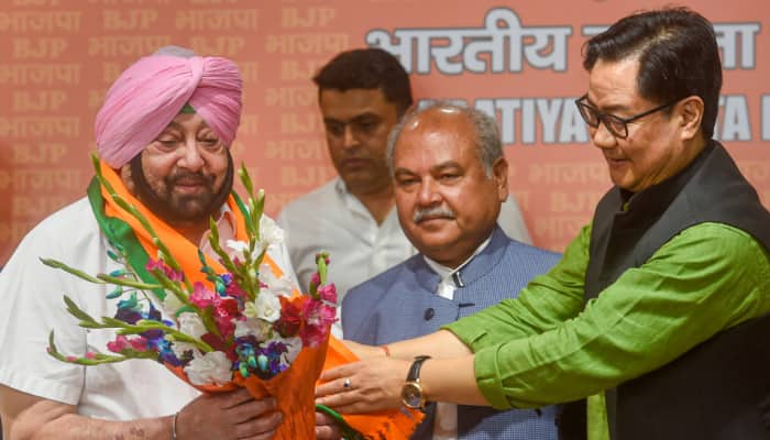 Amarinder Singh joins BJP, says &#039;time to do something for the country&#039;