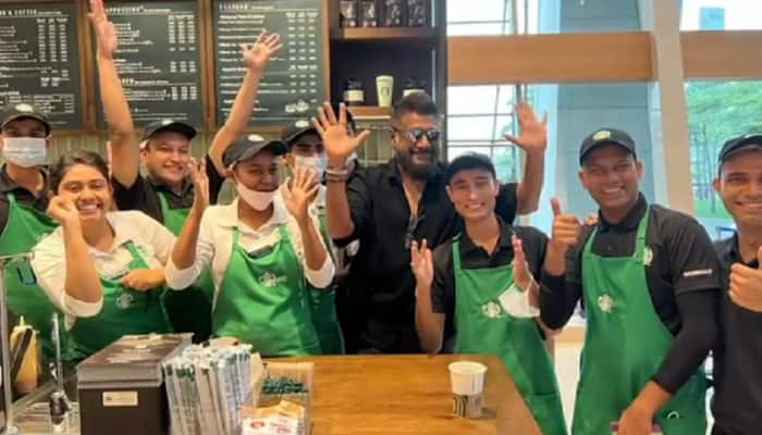 Vivek Agnihotri gets showered with love by the deaf community for dubbing &#039;The Kashmir Files&#039; as he visits Starbucks-WATCH