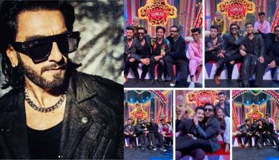 Ranveer Singh joins 'Cirkus' director Rohit Shetty for 'Khatron Ke Khiladi 12' finale shoot, shares pics