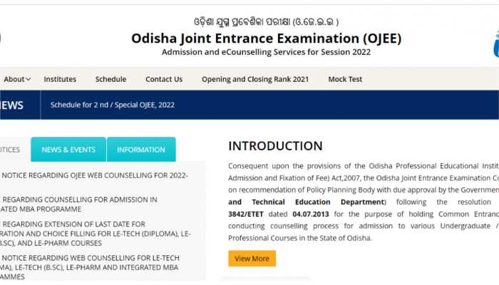 OJEE counselling 2022 Registration deadline ends TODAY at ojee.nic.in- Here’s how to apply