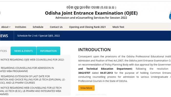 OJEE counselling 2022 Registration deadline ends TODAY at ojee.nic.in- Here’s how to apply