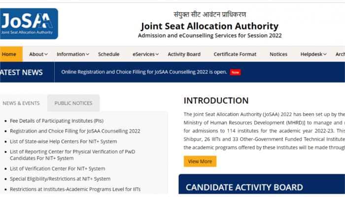 JoSAA Counselling 2022 Second Mock Seat Allotment releasing TODAY at josaa.nic.in- Here’s how to check